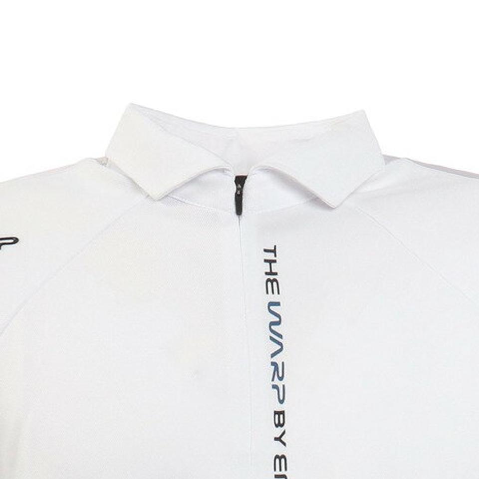 ザ・ワープ・バイ・エネーレ（The Warp By Ennerre）（メンズ）ゴルフウェア 吸水 速乾 ワープフレックス メッシュポロシャツ WB5KTG13 WHT