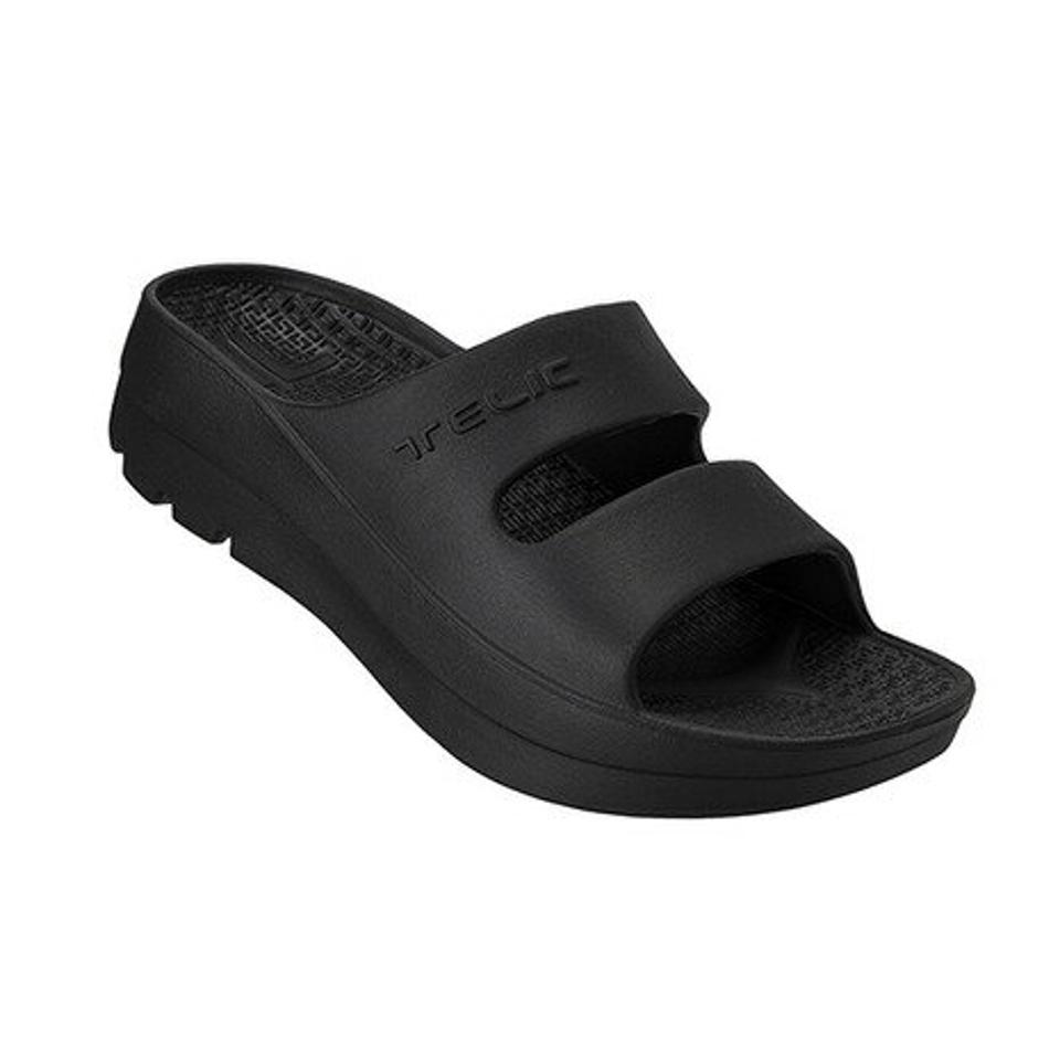 【ポイント10倍】テリック（TELIC） サンダル スポーツ W-STRAP BLK ブラック 黒 リカバリーサンダル リラックス （メンズ、レディース）