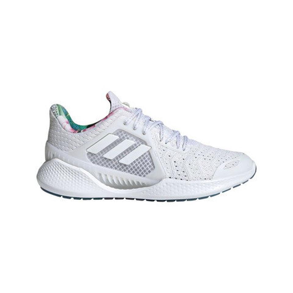 アディダス（adidas） ランニングシューズ クライマクール ベント FZ2406 スポーツシューズ ホワイト 白 通学 学生 （レディース）