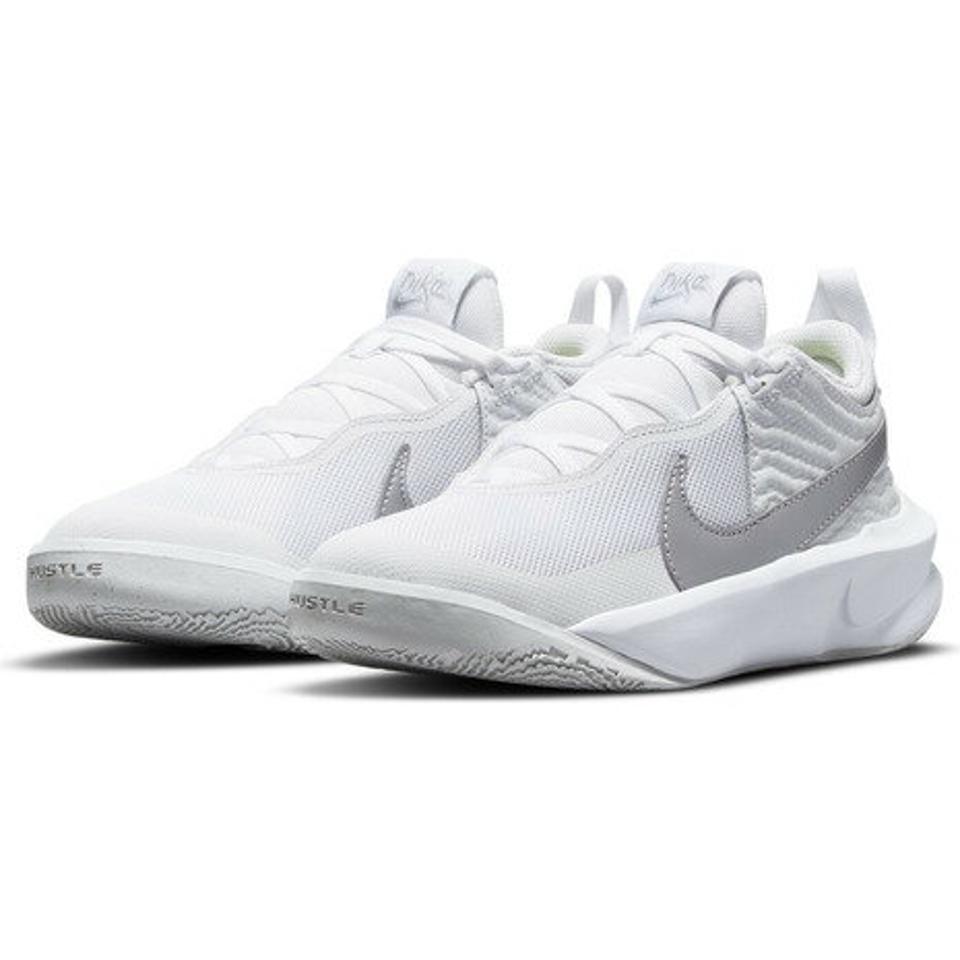 ナイキ（NIKE） ジュニアバスケットシューズ チーム ハッスル D 10 GS CW6735-100 バッシュ （キッズ）