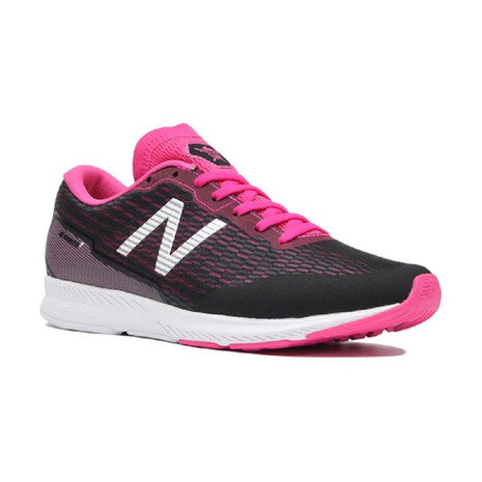【5点以上で10％OFFクーポン！10/2まで】ニューバランス（new balance） ランニングシューズ ブラック×ピンク W ハンゾー HANZO TB2 D トレーニングシューズ 部活 レディース シューズ （レディース）
