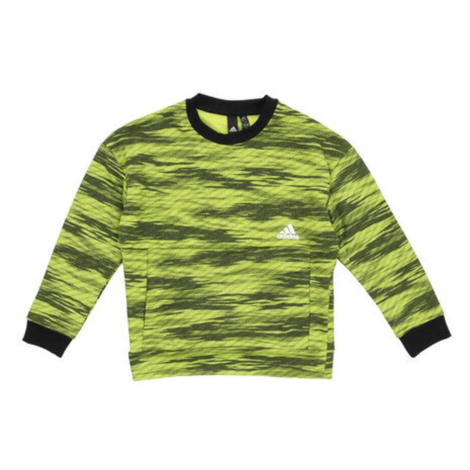 アディダス（adidas） ボーイズ S2S AOP CREW スウェットトレーナー IXF95-GD9210 オンライン価格 （キッズ）