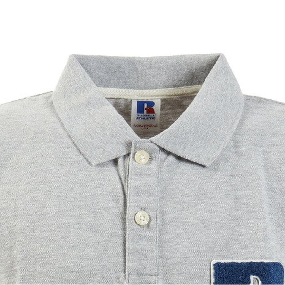 ラッセル（RUSSELL） R ロゴ ポロシャツ RBM20S0015 MGRY （メンズ）