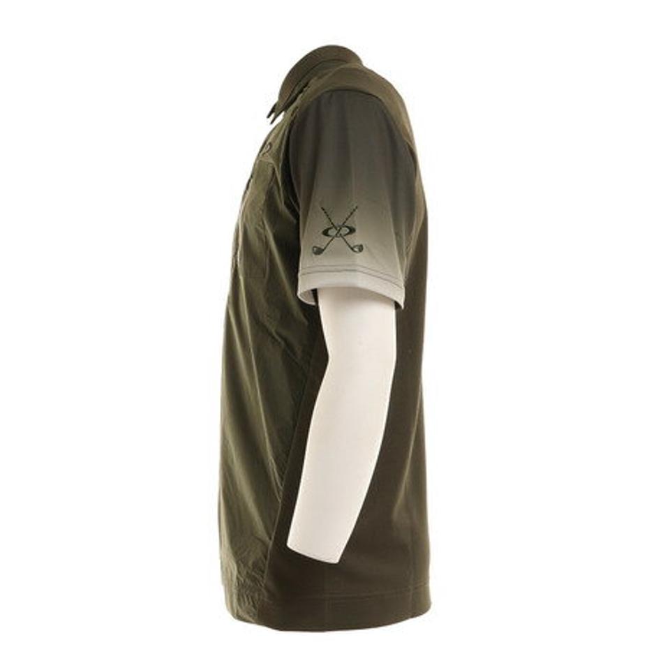 オークリー（OAKLEY） ゴルフウェア 吸汗速乾 UVカット ひんやり MIL HYBRID 半袖ポロシャツ FOA404043-86L （メンズ）