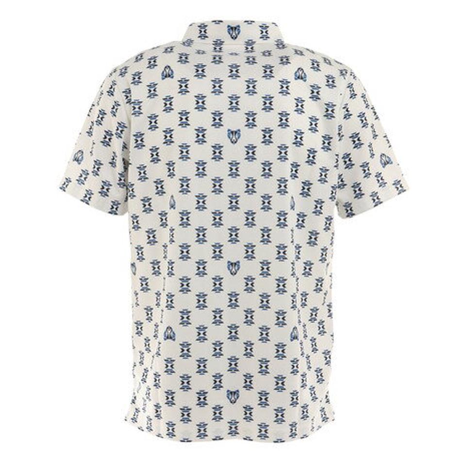 プーマ（PUMA） ゴルフウェア 春夏 吸汗速乾 スタイリッシュ ダブルニット クラフテッド AOP 半袖ポロシャツ 930538-03 （メンズ）