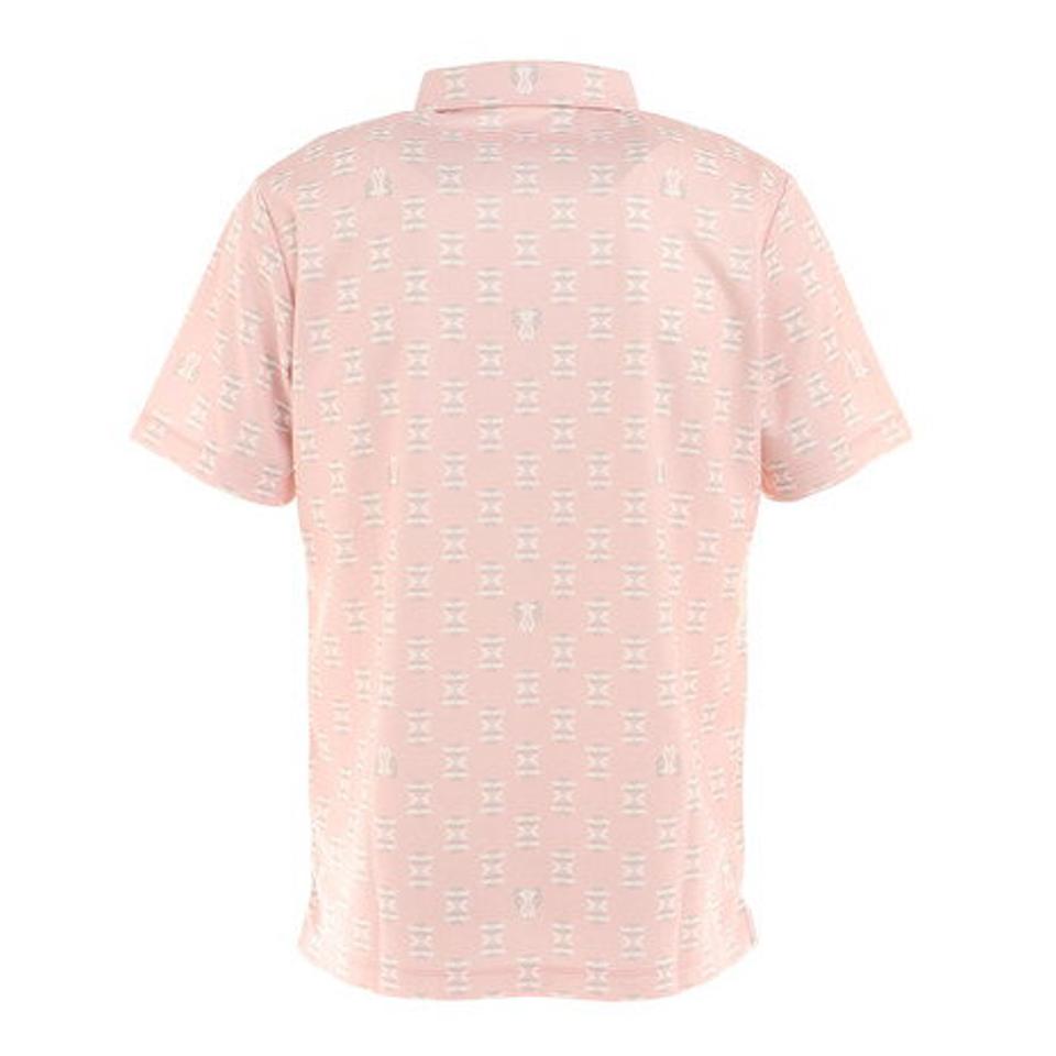 プーマ（PUMA） ゴルフウェア 春夏 吸汗速乾 スタイリッシュ ダブルニット クラフテッド AOP 半袖ポロシャツ 930538 （メンズ）