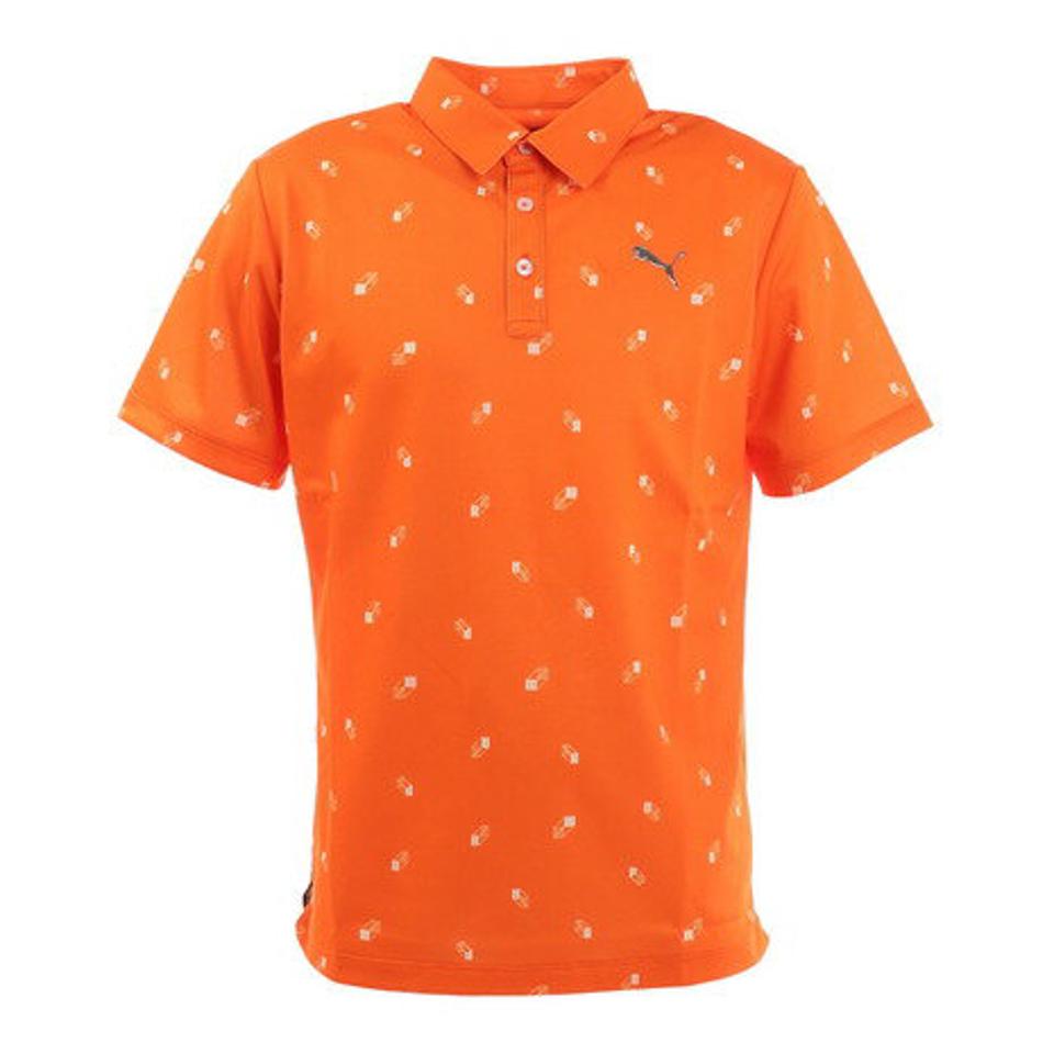 プーマ（PUMA） ルフウェア ゴルフ 3Dロゴ 半袖ポロシャツ 930527-03 （メンズ）