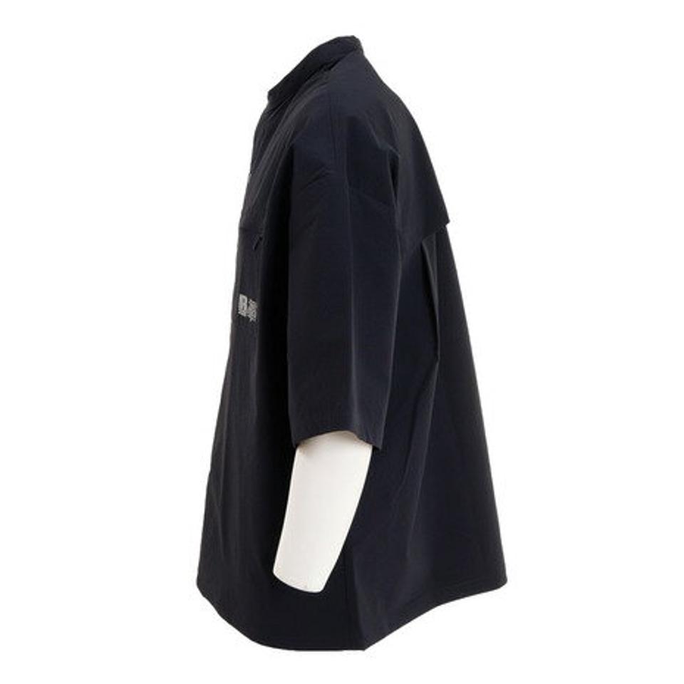 ラッセル（RUSSELL）（メンズ）CORDURA ノーカラーシャツ RBM22S0006 NVY