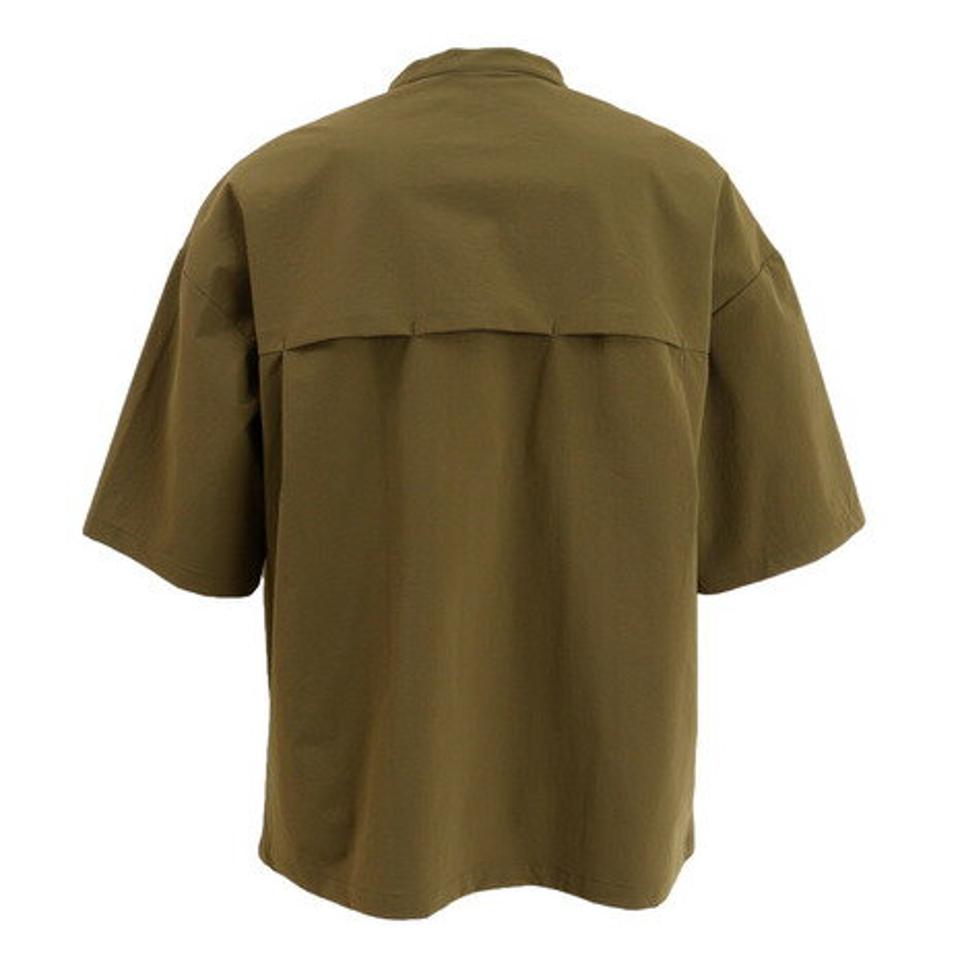 【3/10 24h限定 エントリー＆対象3店舗以上買い回りで最大P10倍！】ラッセル（RUSSELL）（メンズ）CORDURA ノーカラーシャツ RBM22S0006 KHK