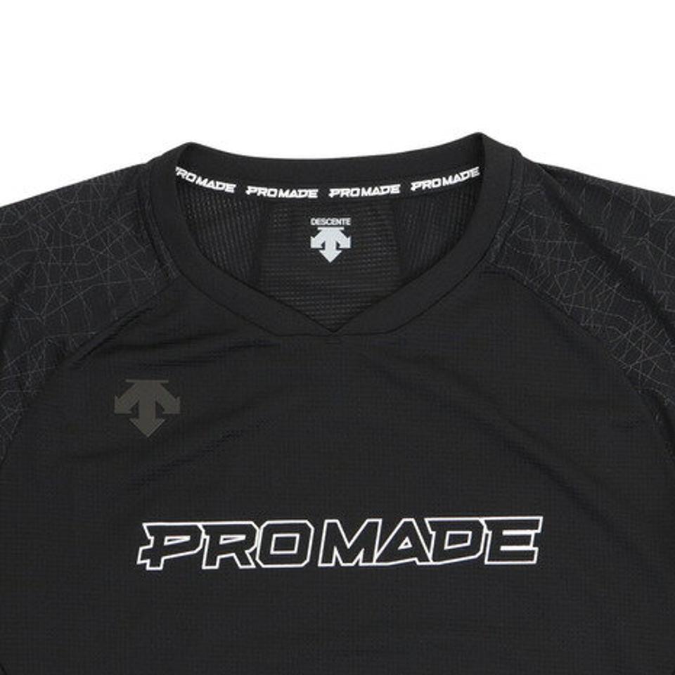 デサント（DESCENTE） 野球 アンダーシャツ 半袖プラクティスシャツ DBMTJA50 BK （メンズ）