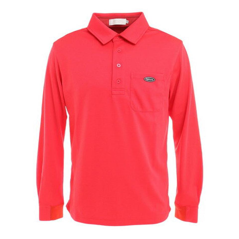 エピキュール（epicure）（メンズ）ゴルフウェア 吸水 速乾 吸湿 消臭 ワッフル長袖ポロシャツ 154-26210