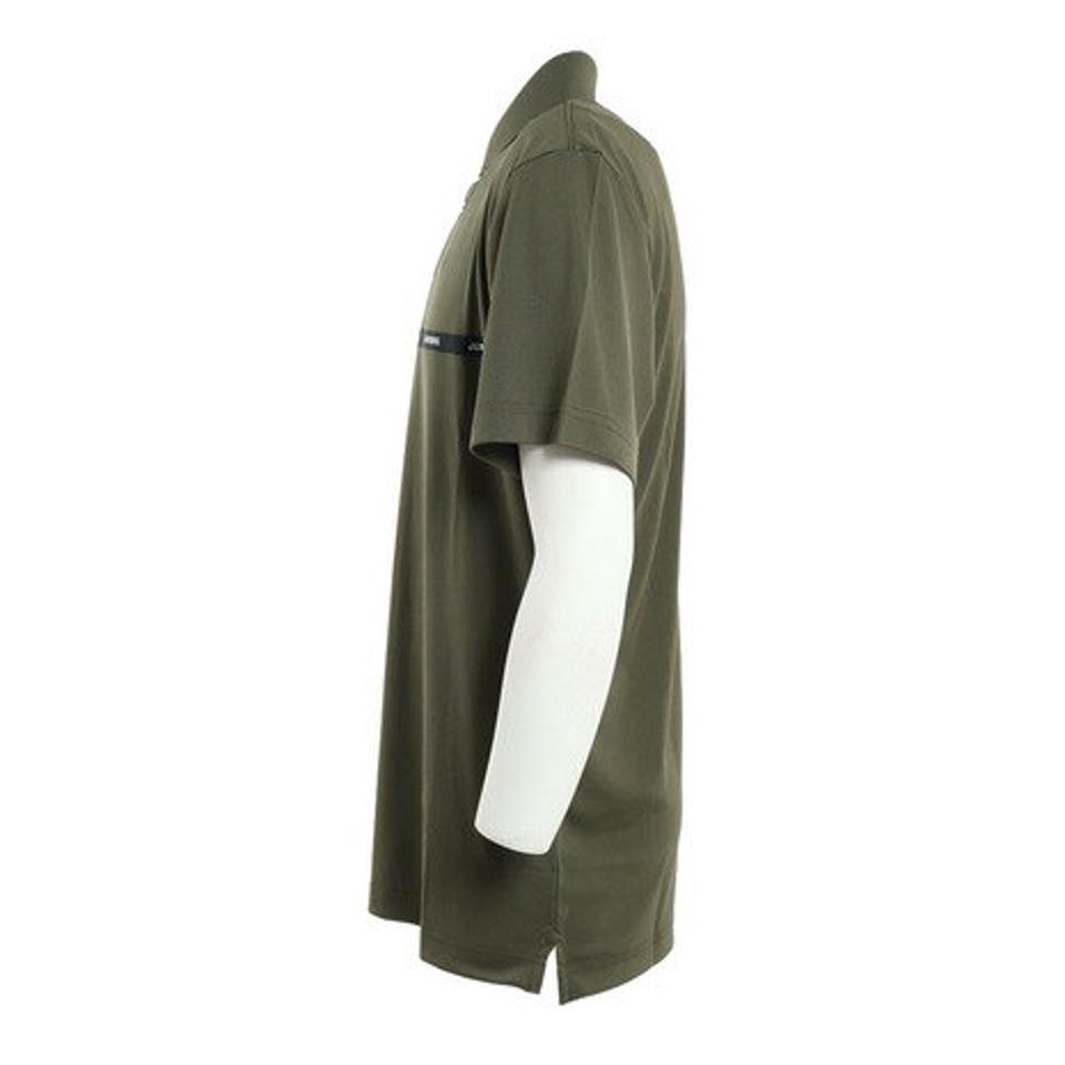 JLINDEBERG(メンズ)ゴルフウェア 吸汗速乾 ストレッチ エコテックス フロントロゴテープ 半袖ポロシャツ 071-26351