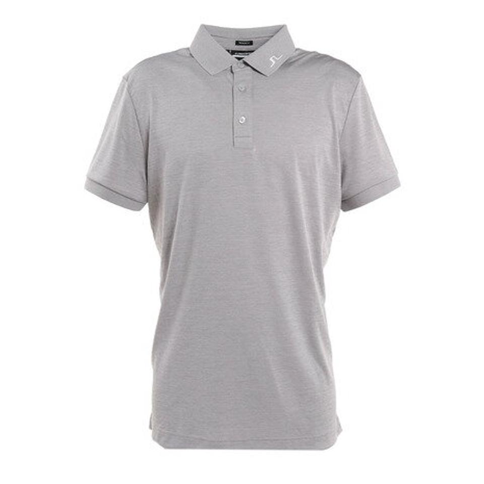 J.LINDEBERG ゴルフウェア 春夏 吸汗速乾 ストレッチ エコテックス バックブリッジ 半袖ポロシャツ 071-26346-012 (メンズ)