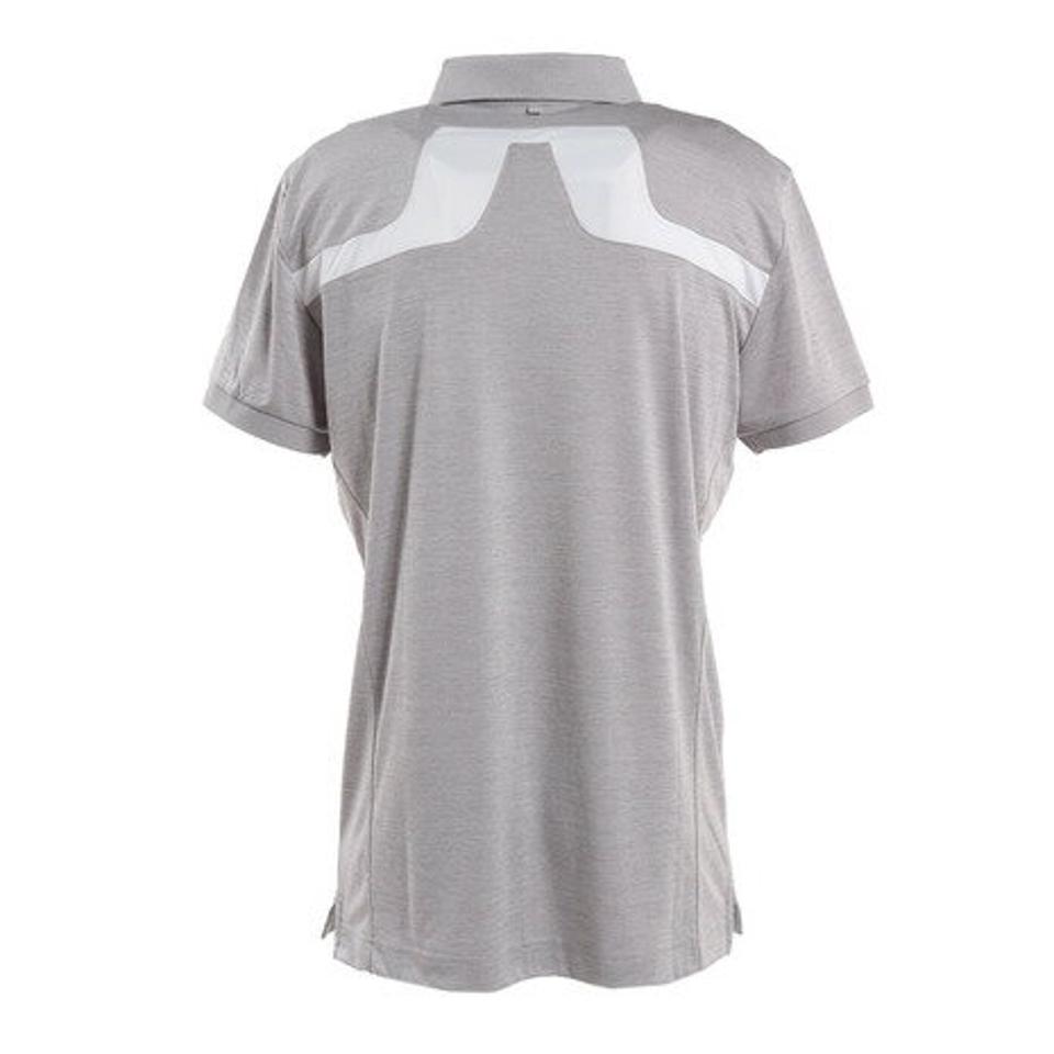 J.LINDEBERG ゴルフウェア 春夏 吸汗速乾 ストレッチ エコテックス バックブリッジ 半袖ポロシャツ 071-26346-012 (メンズ)