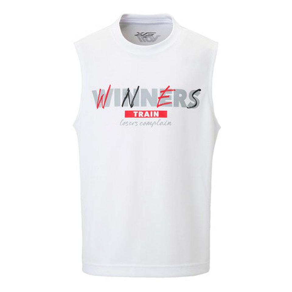 エックスティーエス(XTS)(キッズ) ドライプラス ジュニア メッセージグラフィックノースリーブシャツ 751G2CD7158 WHT