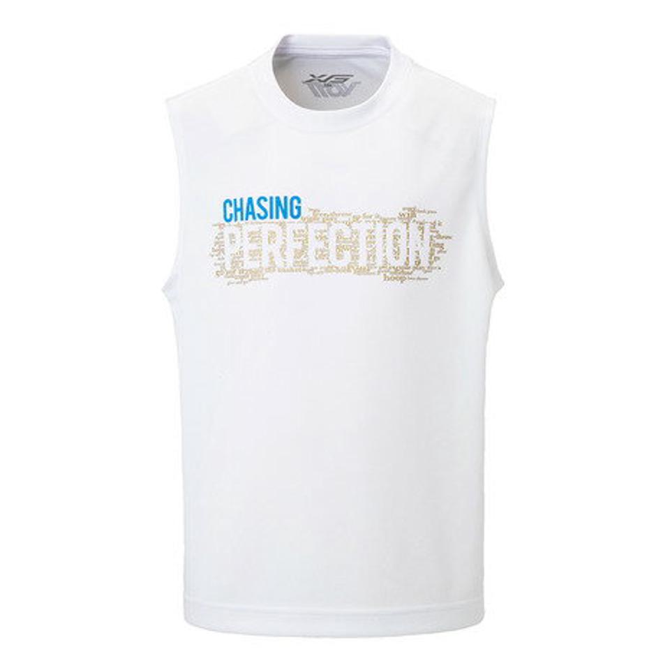 エックスティーエス(XTS) ドライプラス ジュニア メッセージグラフィックノースリーブシャツ 751G2CD7157 WHT (キッズ)