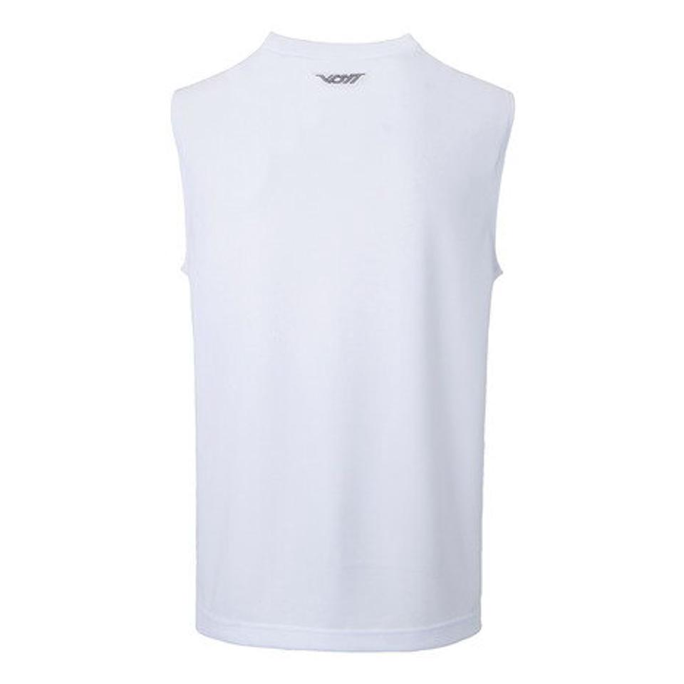 エックスティーエス(XTS)(メンズ、レディース) ドライプラス メッセージグラフィックノースリーブシャツ 751G2CD7150 WHT