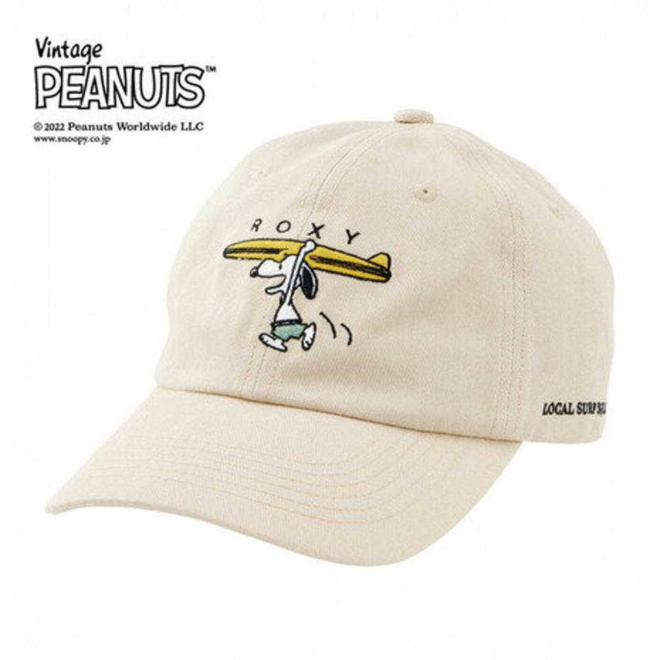 ロキシー（ROXY） VINTAGE PEANUTS キャップ PEANUTS 6PANEL 22SURCP222309BGE （レディース）
