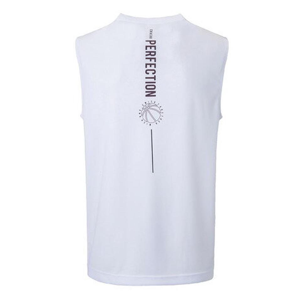 エックスティーエス(XTS) ドライプラス メッセージグラフィックノースリーブシャツ 751G2CD7148 WHT (メンズ、レディース)