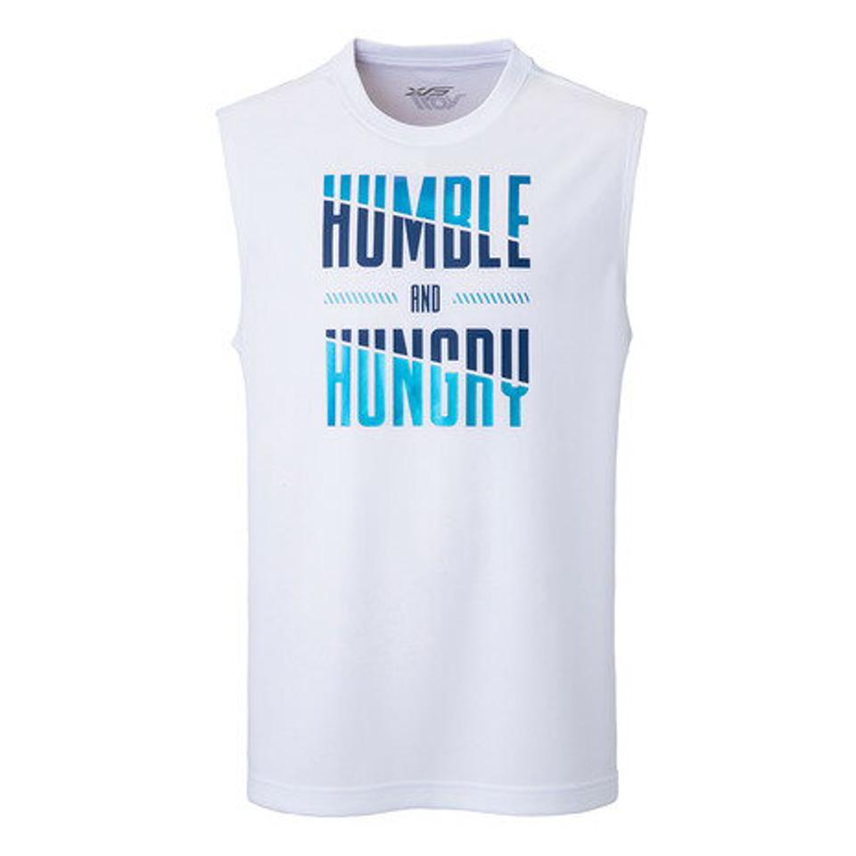 エックスティーエス(XTS) ドライプラス メッセージグラフィックノースリーブシャツ 751G2CD7147 WHT (メンズ、レディース)