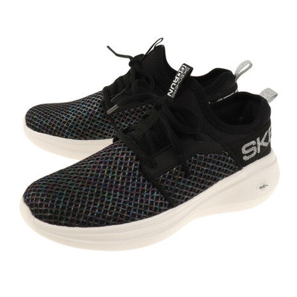 スケッチャーズ（SKECHERS）（レディース） ゴーランファスト GO RUN FAST ブラック ホワイト 128888 レディース シューズ スニーカー