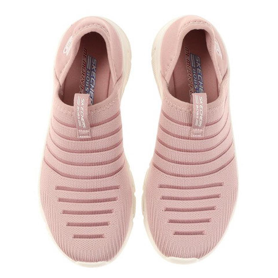 スケッチャーズ（SKECHERS）（レディース） ボブス B フレックス グルーブ ブリーズ ブラック ピンク 117106 カジュアルシューズ スニーカー スリッポン
