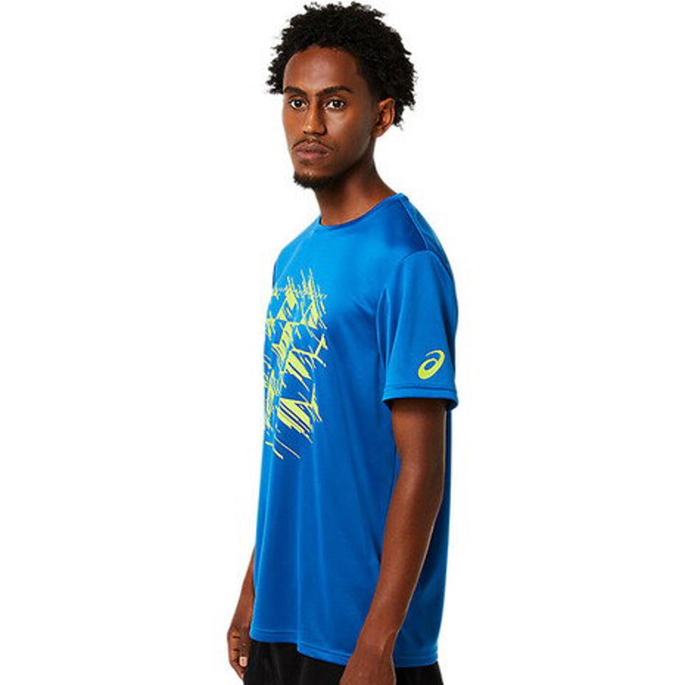 アシックス(ASICS) 陸上ウェア シャツ プリント半袖シャツ 2091A532.404 (メンズ)