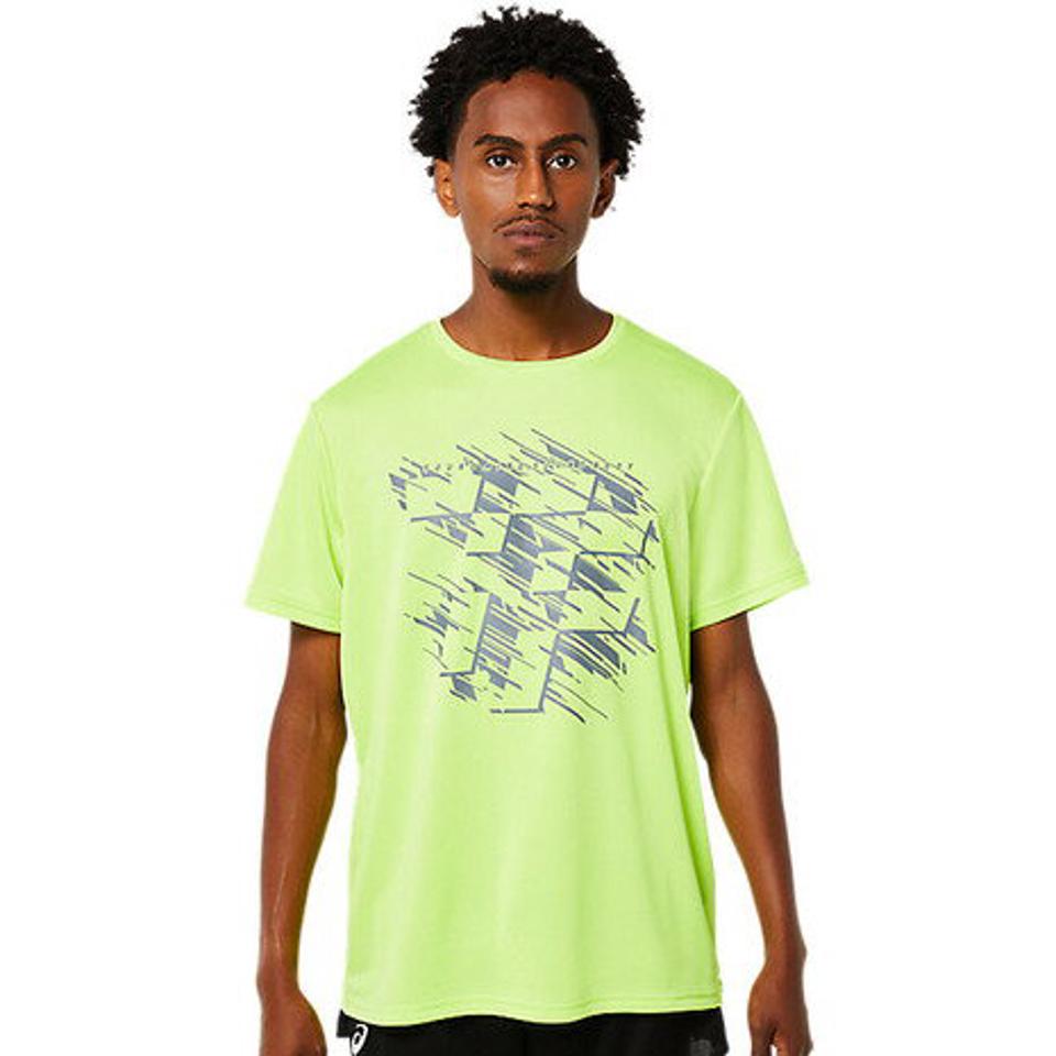 アシックス(ASICS) 陸上ウェア シャツ プリント半袖シャツ 2091A532.302 (メンズ)