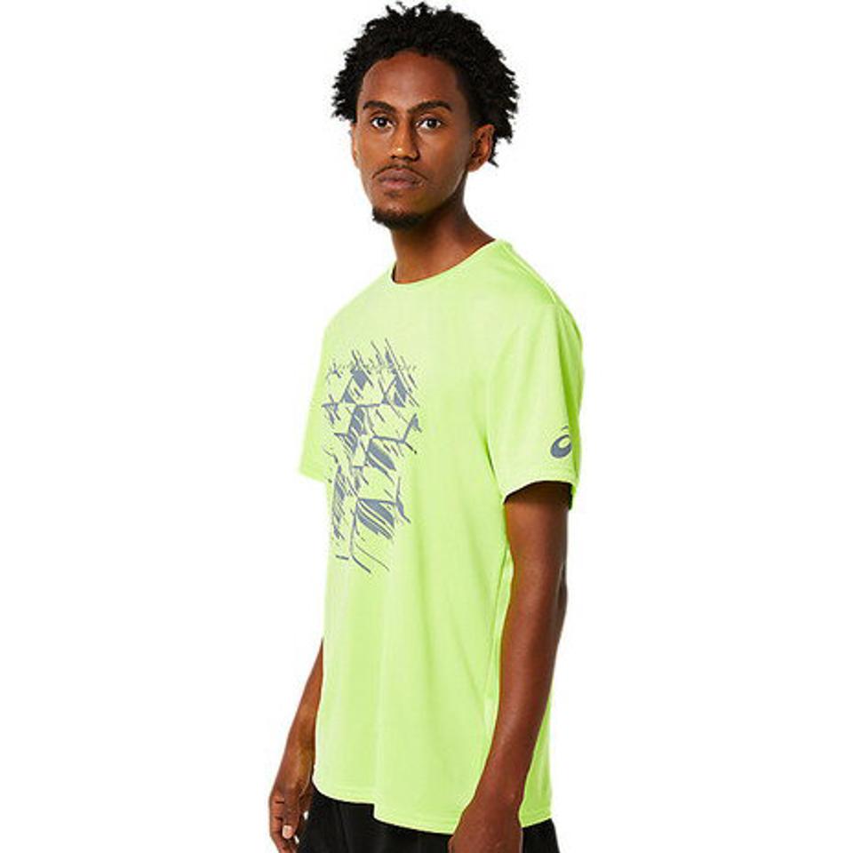 アシックス(ASICS) 陸上ウェア シャツ プリント半袖シャツ 2091A532.302 (メンズ)