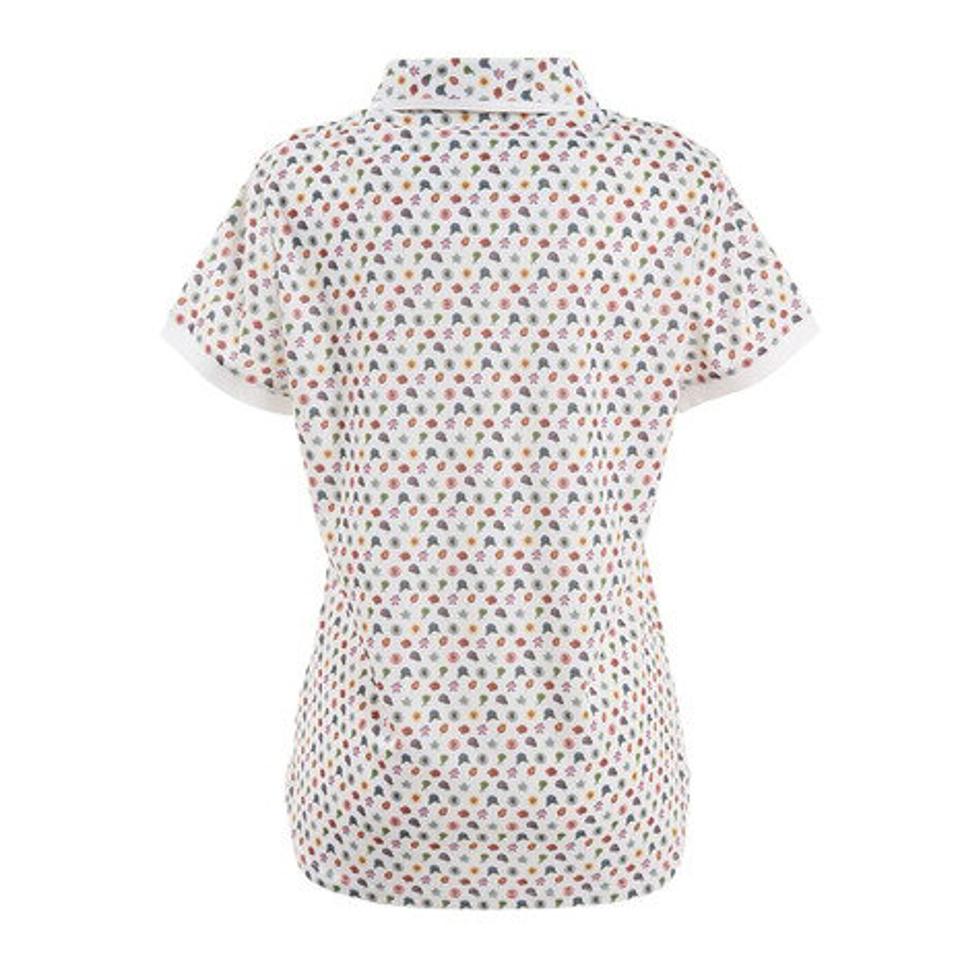 キャロウェイ(CALLAWAY) ゴルフウェア スモールフラワープリント鹿の子半袖シャツ C22134208-1030 (レディース)