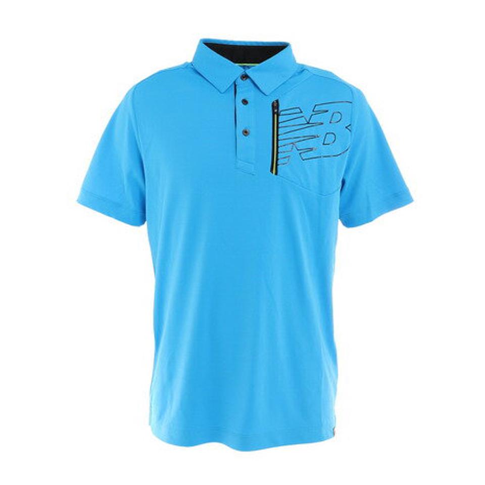 ニューバランス(new balance) ゴルフウェア 動きやすい 軽快 ジップポケット付き 半袖ポロシャツ 012-2168008 (メンズ)