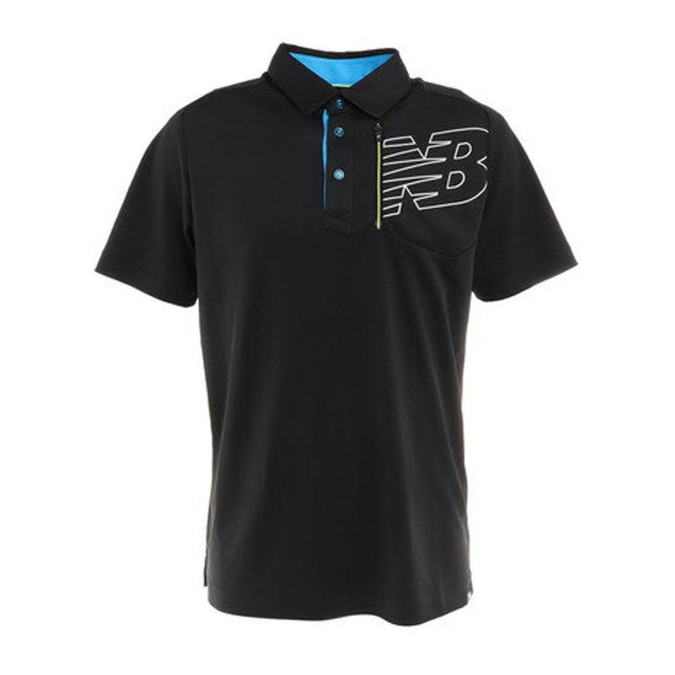 ニューバランス(new balance) ゴルフウェア 動きやすい 軽快 ジップポケット付き 半袖ポロシャツ 012-2168008-010 (メンズ)