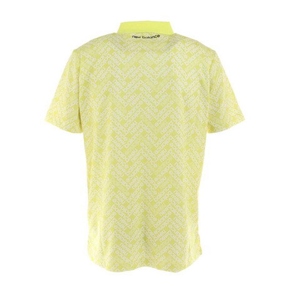 ニューバランス(new balance) ゴルフウェア 吸汗速乾 ヘリンボーン 半袖ポロシャツ 012-2160003-060 (メンズ)