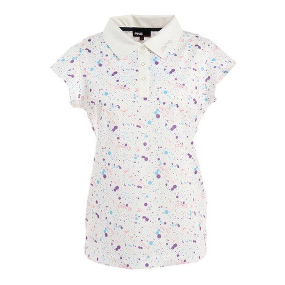 ピン(PING) ゴルフウェア フレンチスリーブポロシャツ 622-2160307-030 (レディース)