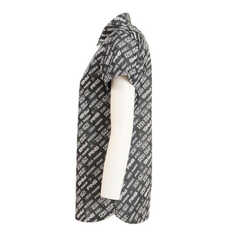 ピン(PING) ゴルフウェア ポロシャツ ロゴジャガード 622-2160200-010 (レディース)