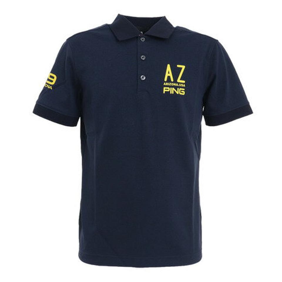 ピン(PING) ゴルフウェア 鹿の子ポロシャツ 621-2160405 (メンズ)