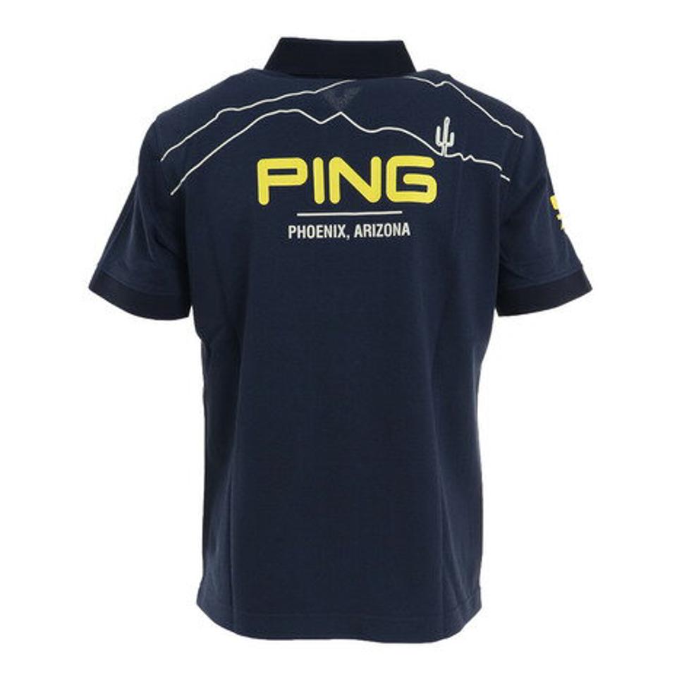 ピン(PING) ゴルフウェア 鹿の子ポロシャツ 621-2160405 (メンズ)
