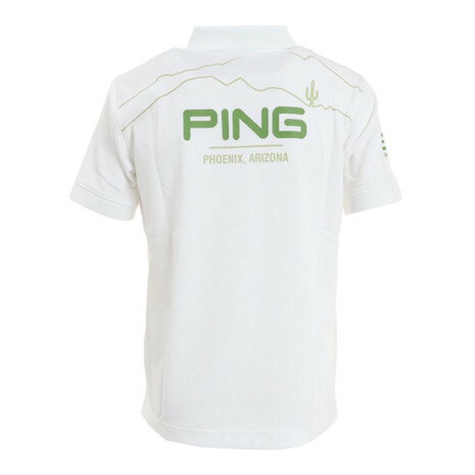 ピン(PING) ゴルフウェア 半袖カノコポロシャツ 621-2160405-030 (メンズ)