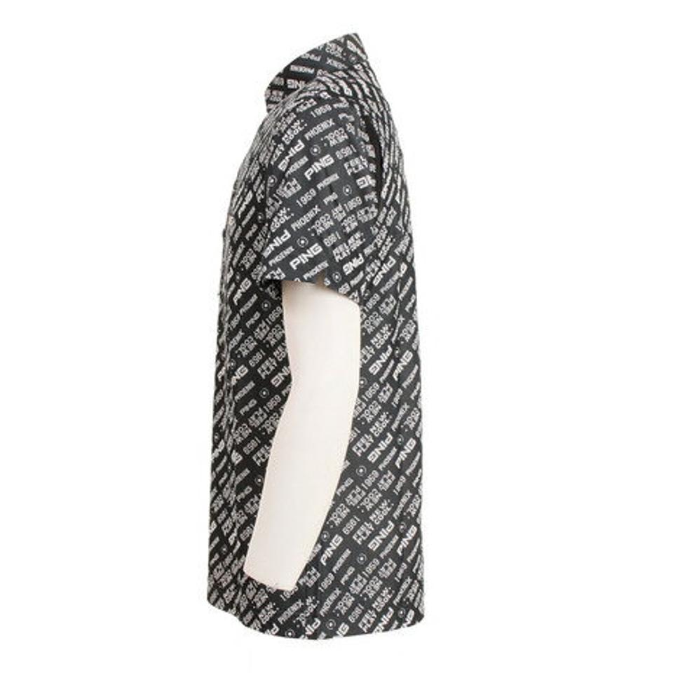 ピン(PING) ゴルフウェア ロゴジャガードポロシャツ 621-2160300-010 (メンズ)