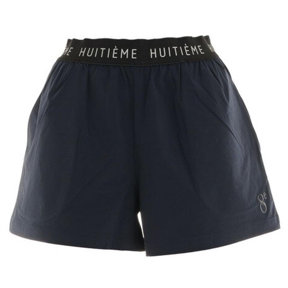 【10/26 10:00〜10/28 23:59迄 エントリー&対象3店舗買い回りで最大P10倍!】ウィッテム(HUITIEME) ドライ 速乾 UV ロゴベルト ショートパンツ 192-76240-098 (レディース)