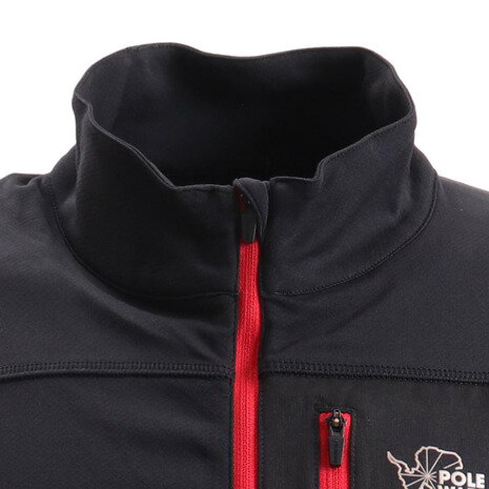 POLEWARDS(メンズ)パフォーマンスジップ 半袖ポロシャツ PW27JA29