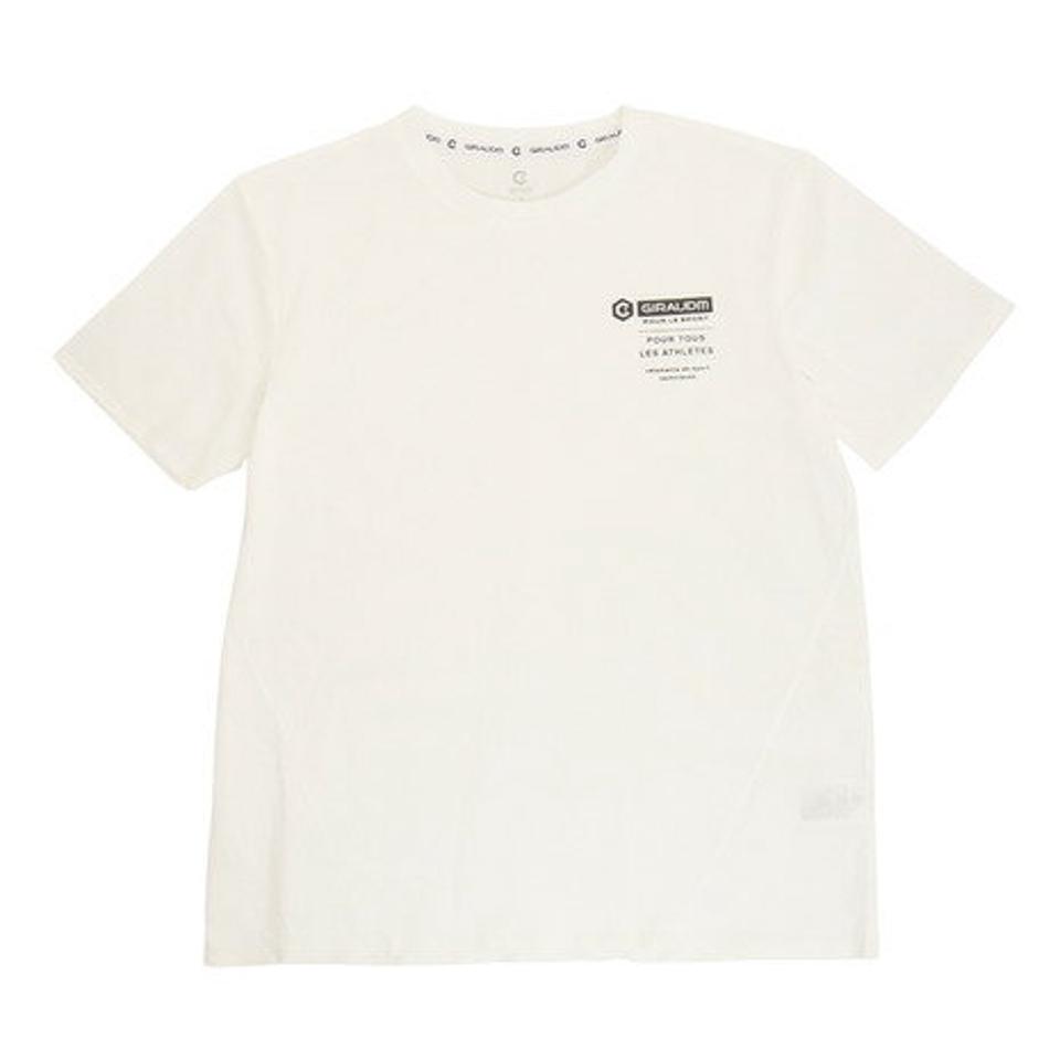 ジローム(GIRAUDM) ドライ 吸汗速乾 UVカット テッククロス Tスーツ 863GM1SD6720 WHT Tシャツ&ハーフパンツセット (メンズ)