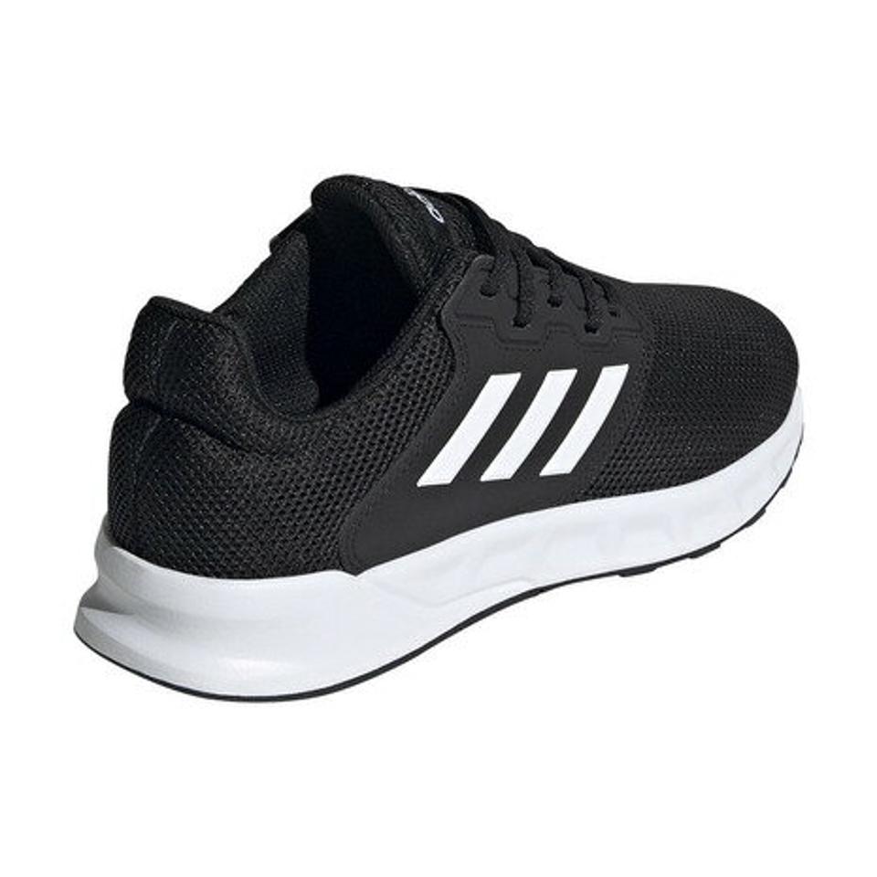 【10%OFFクーポン対象 8/3まで】アディダス（adidas） スポーツシューズ ショウザウェイ SHOWTHEWAY W FX3623 スニーカー ランニングシューズ　黒シューズ 白ライン （メンズ、レディース）