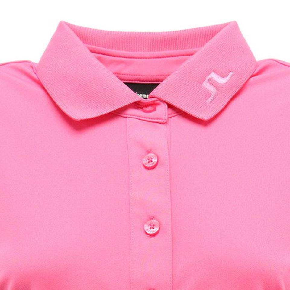 J.LINDEBERG ゴルフウエア レディース 襟ロゴポロシャツ スリムフィット 072-22345-073 (レディース)