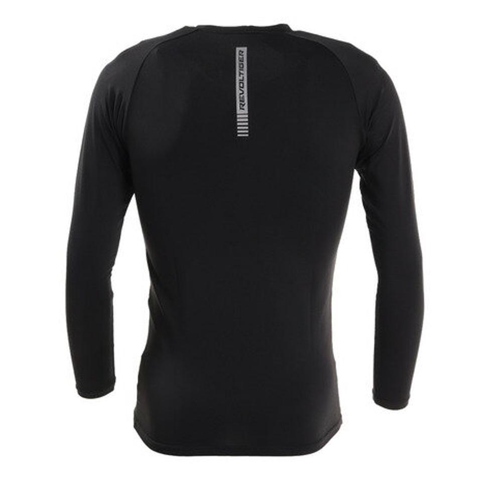 美津和タイガー(mitsuwa-tiger) 野球 コンプレッションラウンドネック 長袖アンダーシャツ MT7KSA99-090 (メンズ)