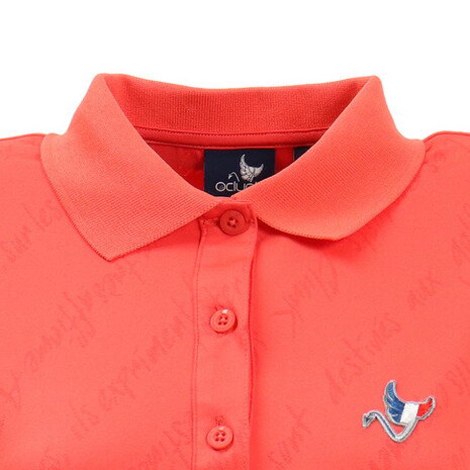 クランク(CLUNK) ゴルフウェア ジャガードポロシャツ CL51UG02 PNK (レディース)