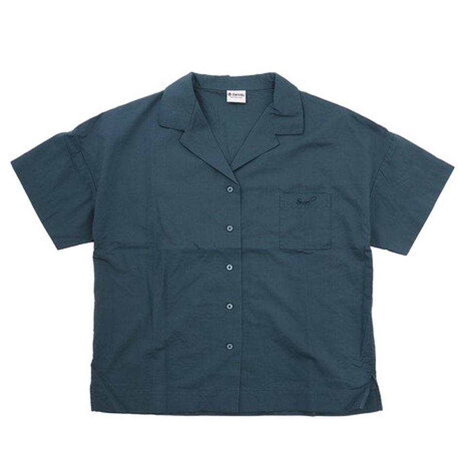 スウィベル(Swivel) FLORA BLOUSE 半袖シャツ 870SW0EG3277 NVY (レディース)