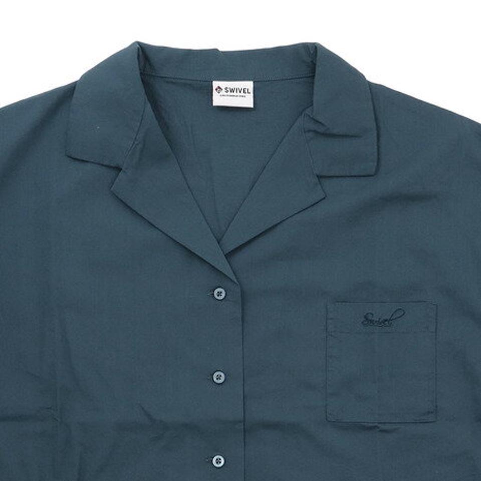 スウィベル(Swivel) FLORA BLOUSE 半袖シャツ 870SW0EG3277 NVY (レディース)