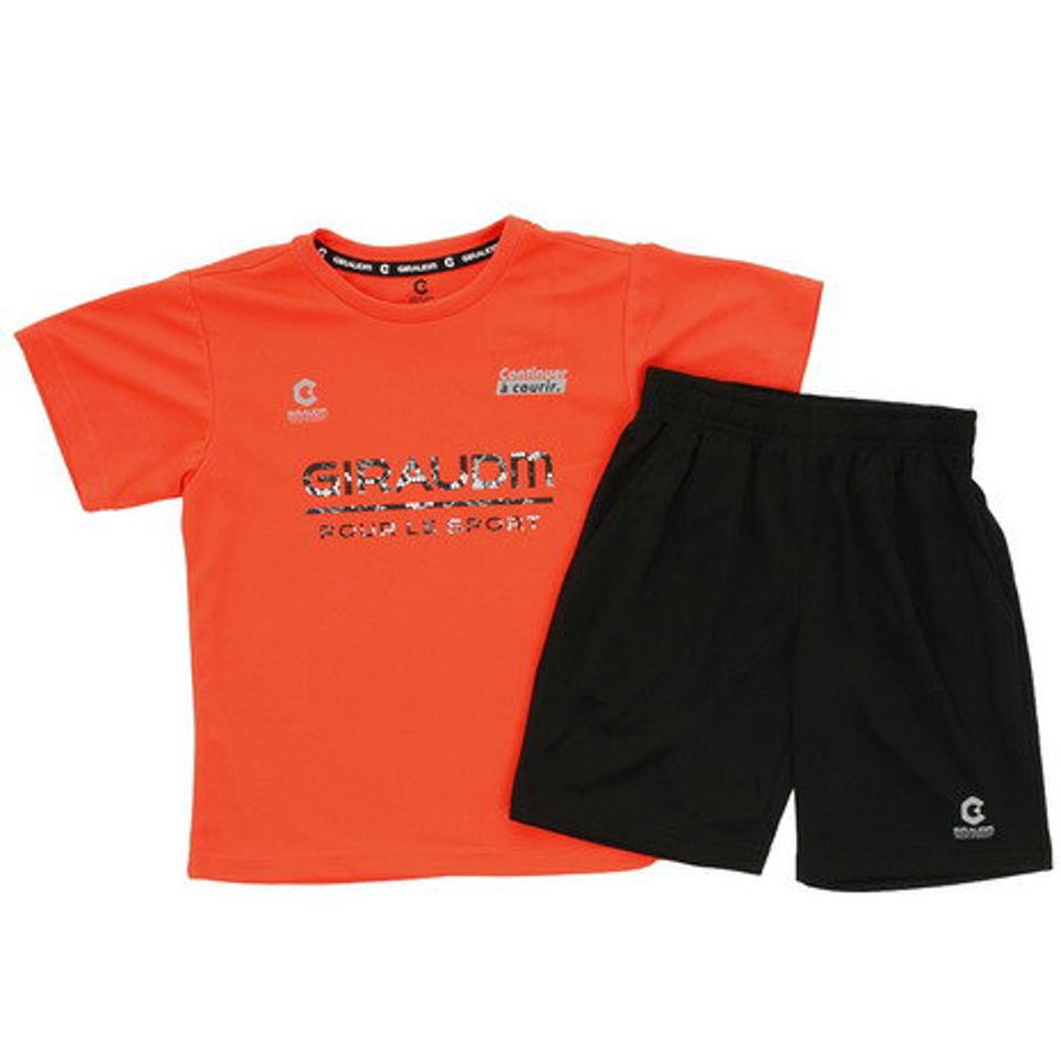 ジローム（GIRAUDM） ドライ 速乾 UVカット 上下セット スーツ 半袖Tシャツ＆ショートパンツ 865GM0CD2463 ORG オンライン価格 （キッズ）
