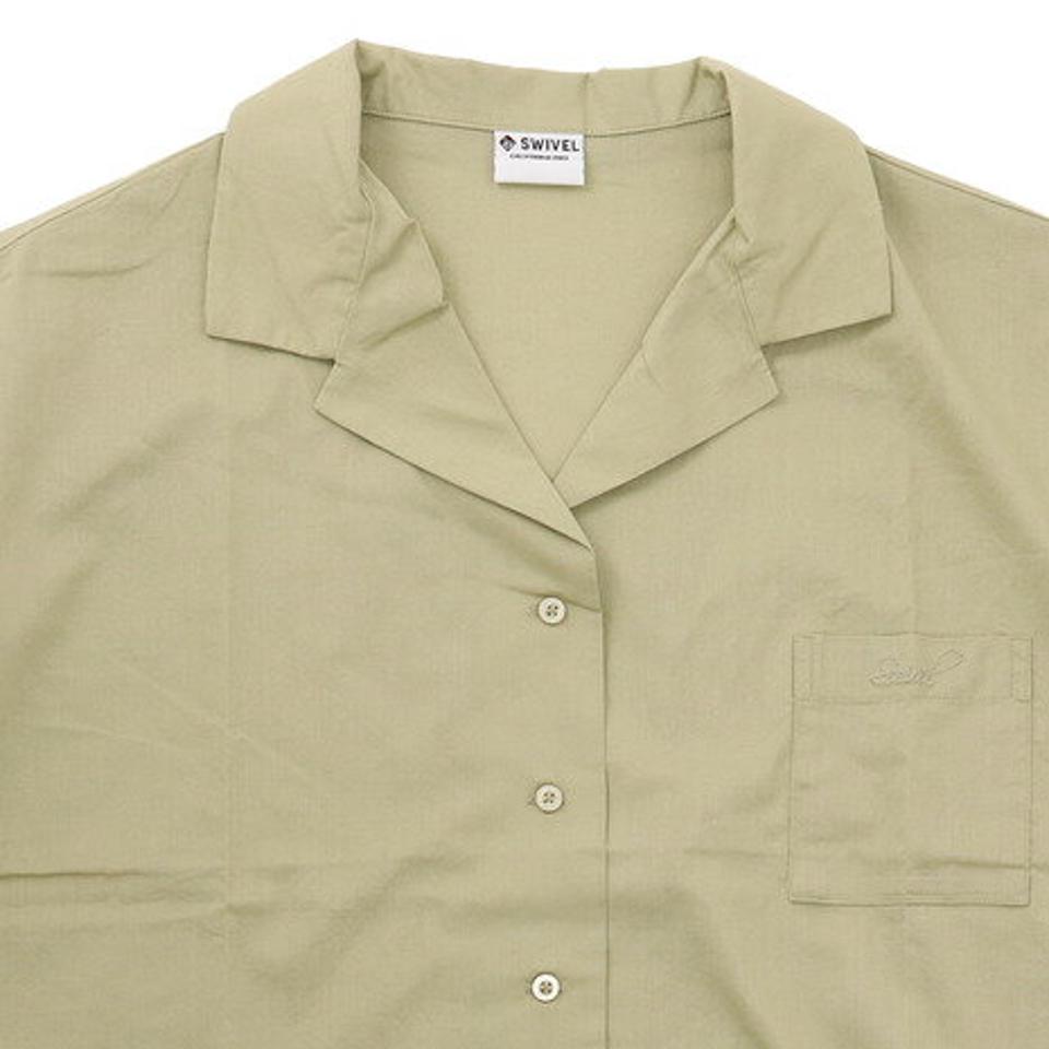 【5点以上で10%OFFクーポン!8/11まで】スウィベル(Swivel) FLORA BLOUSE 半袖シャツ 870SW0EG3277(レディース)